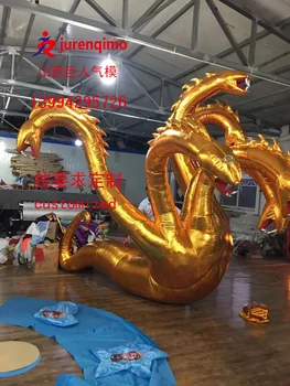 Семиглавая воздушная модель змеи надувное украшение рекламный реквизит для вечеринки
