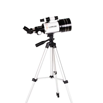 Мощный профессиональный астрономический телескоп высокой четкости для наблюдения за звездами для учащихся начальной школы начального уровня.
