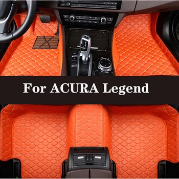 Полностью объемный изготовленный на заказ кожаный автомобильный коврик для ACURA Legend 1991-1995 (модельный год) Автомобильные Аксессуары для салона автомобиля
