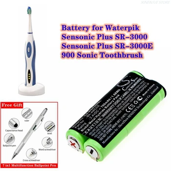 Аккумулятор для Электрической Звуковой Зубной Щетки 2.4V/700mAh BK-4MCCE для Waterpik Sensonic Plus SR-3000, SR-3000E, 900