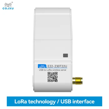 Модуль SX1262 LoRa 230 МГц USB Интерфейс COJXU E22-230T22U 22dBm DIP Беспроводной Модуль С Антенной На большие расстояния 5 КМ RSSI LBT