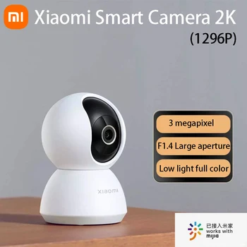Xiaomi Smart Camera 2K 1296P Веб-камера Видеокамера 360 ° WIFI Камера Улучшенного Ночного Видения AI Для Обнаружения человека Ip-Камера PTZ Версия