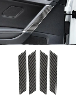 Для Vw Golf 7 R Gte Gtd Mk7 Крышка панели подлокотника Управление боковой дверью Акцентная наклейка Отделка Стайлинга автомобилей 2013-2017 из Углеродного волокна