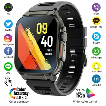 Смарт-часы с полноцветным экраном HD, Bluetooth, монитор состояния вызова, спортивные водонепроницаемые часы 600mha, мужские смарт-часы для Xiaomi A70