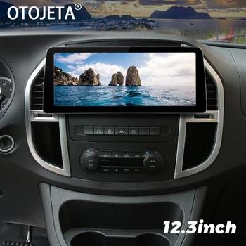 12,3-дюймовый Экран Радио Android 13 Автомобильный Видеоплеер Стерео Для Mercedes Benz W447 Vito 116 2016 GPS Мультимедийное Головное Устройство Carplay