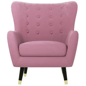 Американский легкий роскошный диван в стиле Ins из простой ткани с металлическими ножками Кресло с откидной спинкой Single Leisure