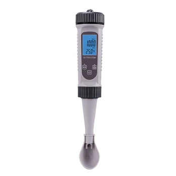 Цифровой тестер воды 4в1, измеритель температуры соли, ручка для тестирования качества воды, измерительное устройство для питьевой воды в бассейне