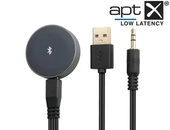 Автомобильный адаптер приема звука A108 HIFI Bluetooth 4.2 с громкой связью APTX без потерь AUX