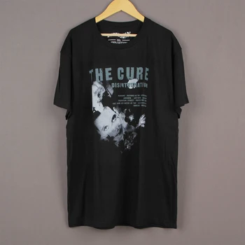 Футболка The Cure Дезинтеграция Новая волна Рок Пост Панк The Smiths New Order Cocteau Twins Летняя хлопковая футболка Мужская рубашка