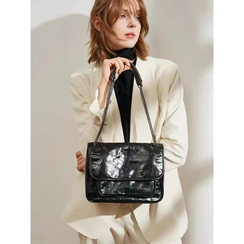 Новая женская сумка, сумки через плечо, сумка через плечо Для женщин, дизайнерская роскошная сумка 2023, кожаная повседневная сумка через плечо в иностранном стиле