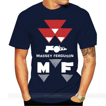 Мэсси Фергюсон Тракторы Мужские футболки от S до 3XL Черная футболка хлопковая футболка мужская летняя модная футболка евро размер