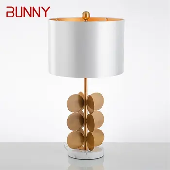 Современные настольные лампы BUNNY для спальни, Художественный Мраморный настольный светильник, домашний декор для фойе, гостиной, офиса