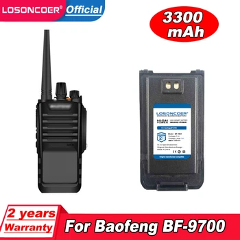 Аккумулятор LOSONCOER 3300 мАч для портативной рации Baofeng BF-9700, литий-ионные аккумуляторы BF-A58