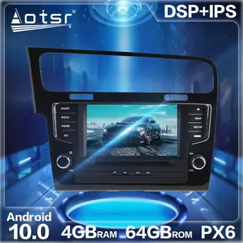 Aotsr Android 10,0 4 + 64G Автомобильный Радиоплеер GPS Навигация DSP Для Volkswagen VW Golf 7 2013-2018 Автомобильный HD Мультимедийный DVD-плеер