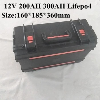 Lifepo4 16V 200Ah 300Ah Литиевая Батарея 5S BMS для Хранения Энергии Наружный Источник Питания Караваны Кемперы + Зарядное Устройство 20A