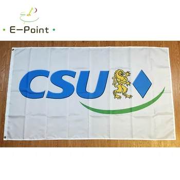 Германия CSU Christlich-Soziale Union в Баварии Флаг размером 2 фута * 3 фута (60*90 см) 3 фута * 5 футов (90*150 см) Рождественские украшения для дома