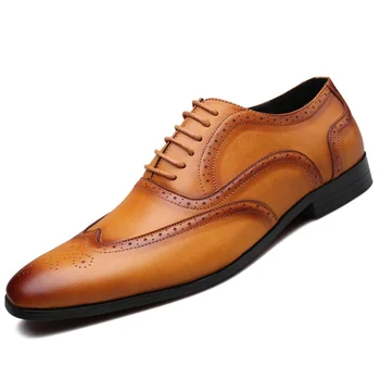 2023 г. Новые мужские официальные кожаные туфли большого размера, мужские тонкие туфли, деловые офисные мужские летние туфли