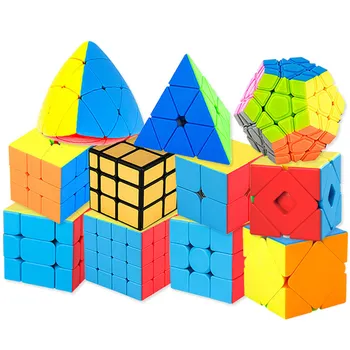 MOYU Speed Magic Cube 3x3x3 4x4x4 5x5 Головоломка Без Наклеек Magic Cube Education Learnning Cubo Magico Игрушки Для Детей Детский Подарок