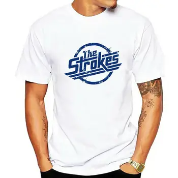 Футболка THE STROKES в стиле поп-рок, музыкальные памятные вещи в стиле ретро, винтаж, потертый цвет