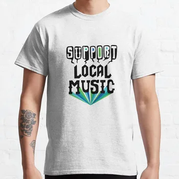 Футболка с поддержкой местной музыки, мужская одежда, футболки для мужчин, комплект футболок
