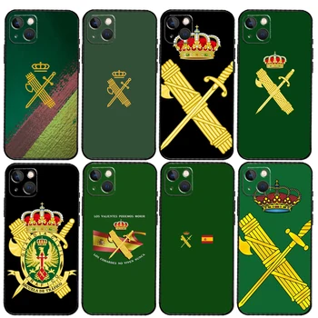 Гражданская эмблема Испанской гвардии Чехол для телефона для iPhone 11 14 15 Pro Max 13 12 Mini XS X XR SE 2020 7 8 Plus Защитный чехол