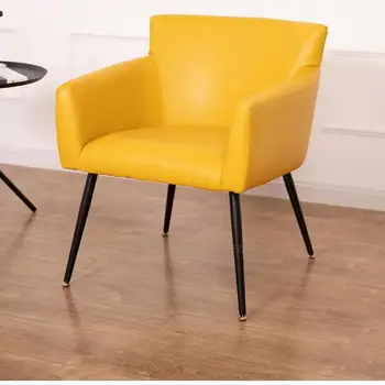 Обеденный стул в скандинавском стиле, легкая роскошная бытовая спинка, компьютерный стул, стул для макияжа, туалетный стул для отдыха, рабочий стол для спальни, стул для ногтей
