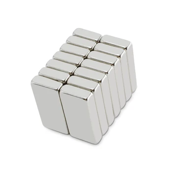 10шт Неодимовый магнит Супер Сильный мини-магнит на холодильник 20x10x4mm Блок NdFeB Кубовидный Редкоземельный прямоугольник Квадратный