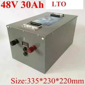 водонепроницаемый LTO 48V 30AH Литий-титанатный аккумулятор BMS 20S 2.4V LTO аккумулятор для Солнечной системы мощностью 3500 Вт велосипед-скутер + зарядка 5A