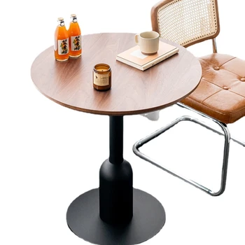 Обеденный стол из массива дерева Hxl Современный минималистичный Обеденный стол для переговоров в кафе и ресторане