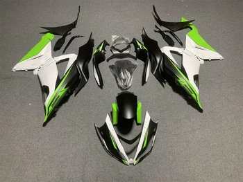 Комплект обтекателя мотоцикла Подходит для Kawasaki ZX-6R 13-18 лет 636 6R 2013 2014 2015 2016 2017 2018 Обтекатель Белый Зеленый Черный