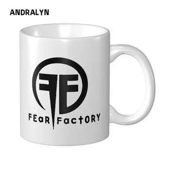 Персонализированная Кружка Fear Factory, Керамическая Кофейная Кружка на 11 унций, хэви-метал группа, Прямая Поставка
