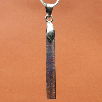 Ожерелье из железного метеорита Muonionalusta Образец материала из натурального метеорита Коллекция подвесок из метеорита