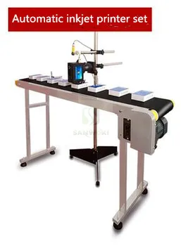 Автоматический ручной струйный принтер, установленный для печати даты производства, Небольшая сборочная линия, струйный принтер, пейджерный принтер, Конвейерная лента