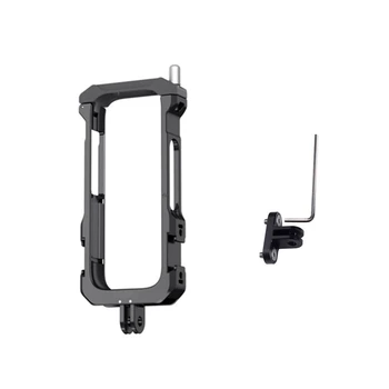 Для Insta 360 X3 Металлический защитный чехол для панорамной экшн-камеры с креплением для холодного башмака для Insta 360 X3 Аксессуар