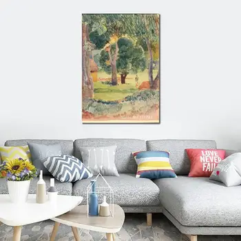 Картины Поля Гогена, акварель, 24 произведения пейзажного искусства, высококачественная ручная роспись