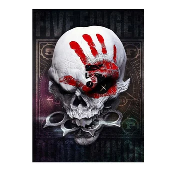 5D DIY Алмазная живопись Американская группа Five Finger Death Punch Картина из стразов Мозаичная вышивка крестиком Домашний декор